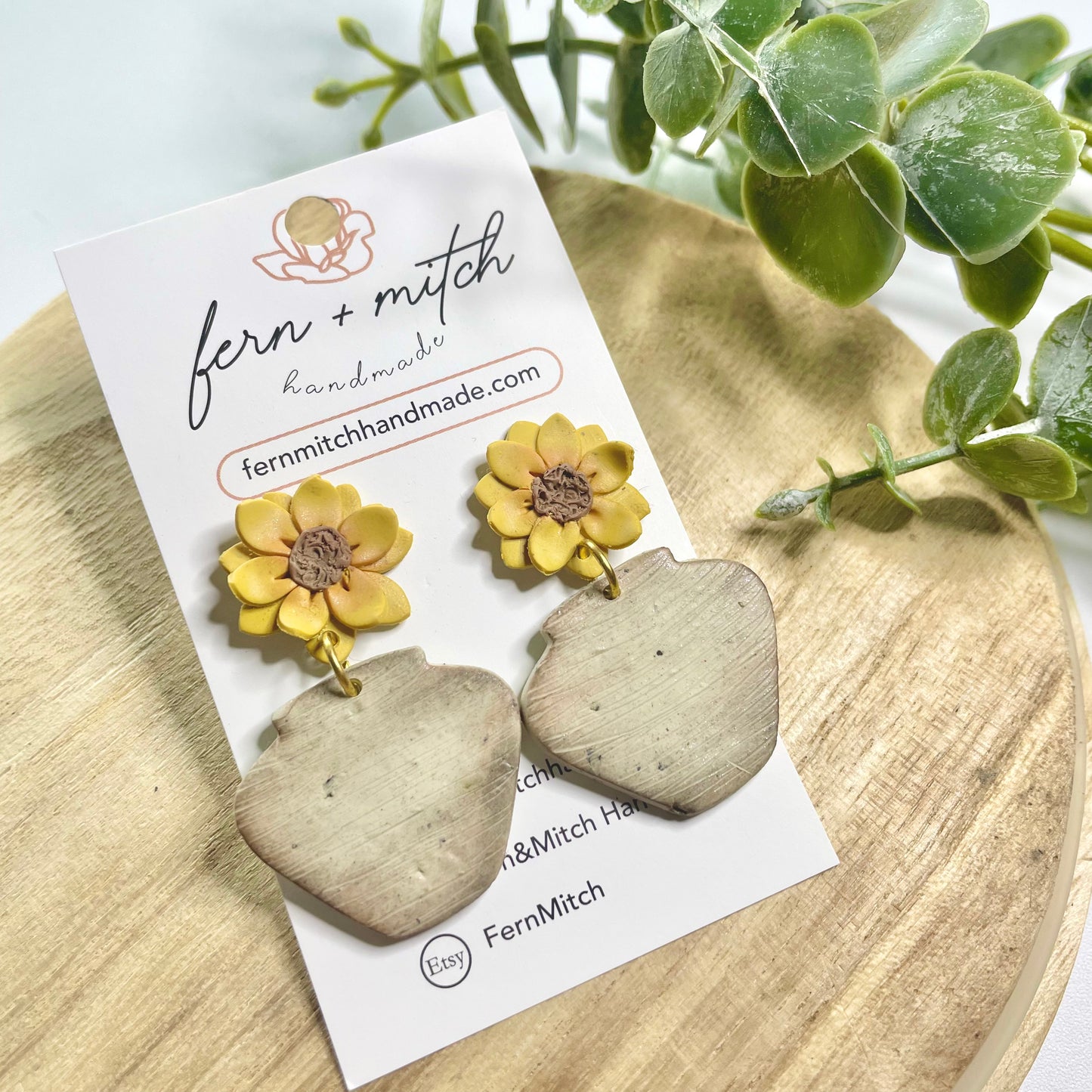 Sunflower In An Aged Pot