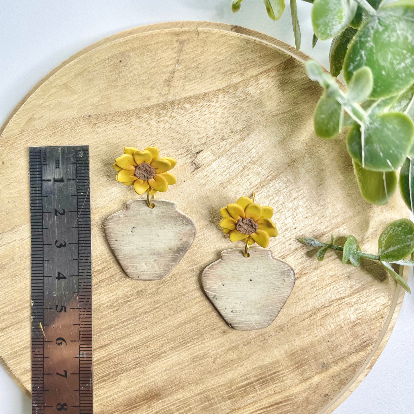 Sunflower In An Aged Pot